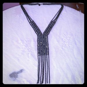 Flawless shiny classic flapper style necklace